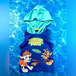 Paw  Patrol - Toddler Hooded Sleeveless Shirt - Size 2T
